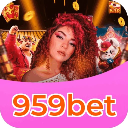 Interface do aplicativo 959bet mostrando jogos disponíveis no iOS e Android